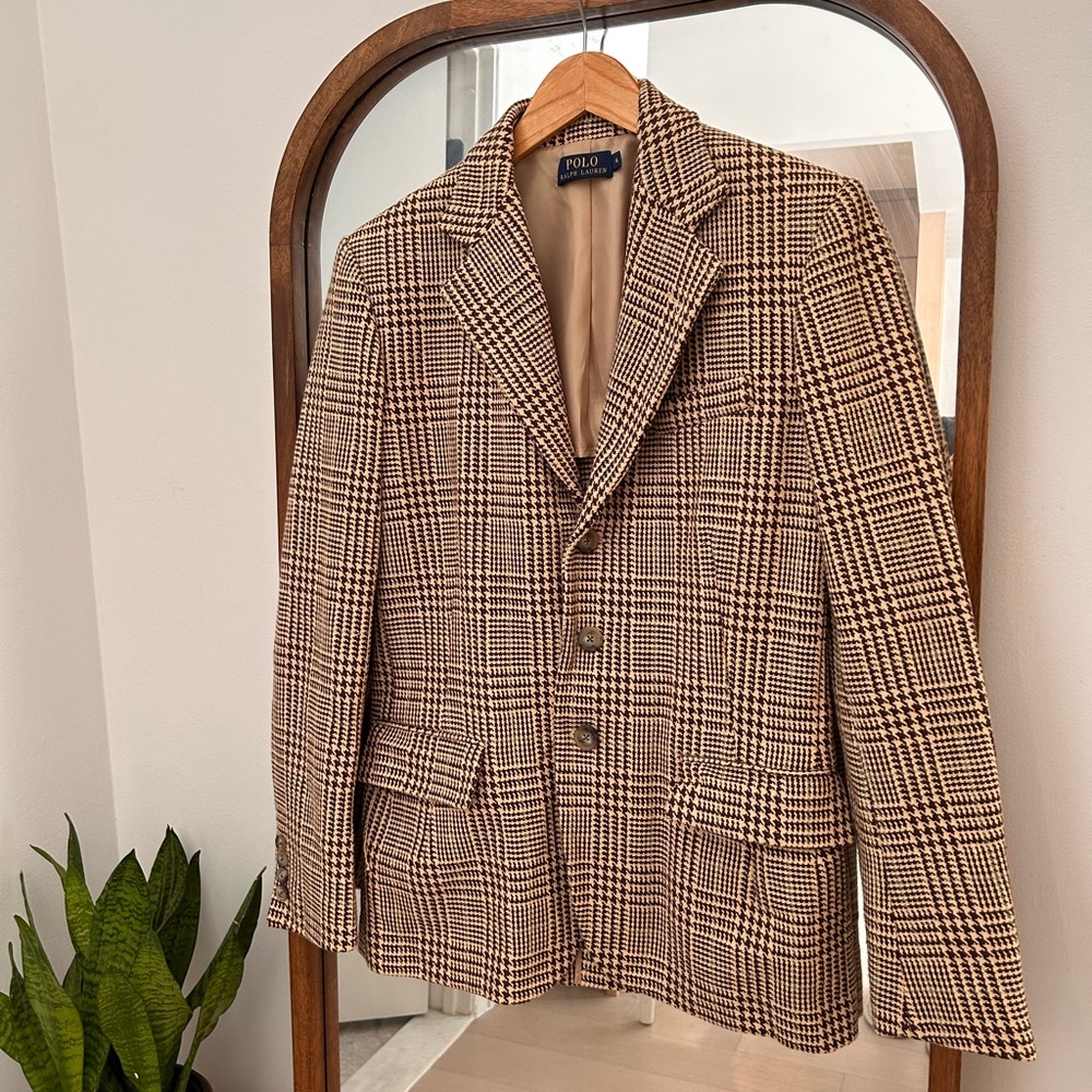 Polo Ralph Lauren tweed blazer size 4